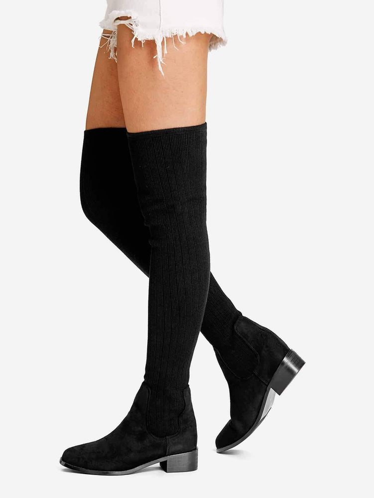 Over The Knee Knit Boots
