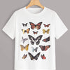 Butterfly Print Short Sleeve Tee