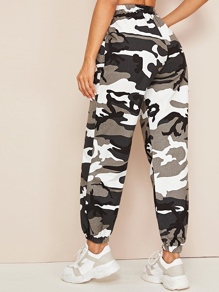 Camouflage Print Cargo Pants By NoLogo | NLKJBCC-464 | Cilory.com
